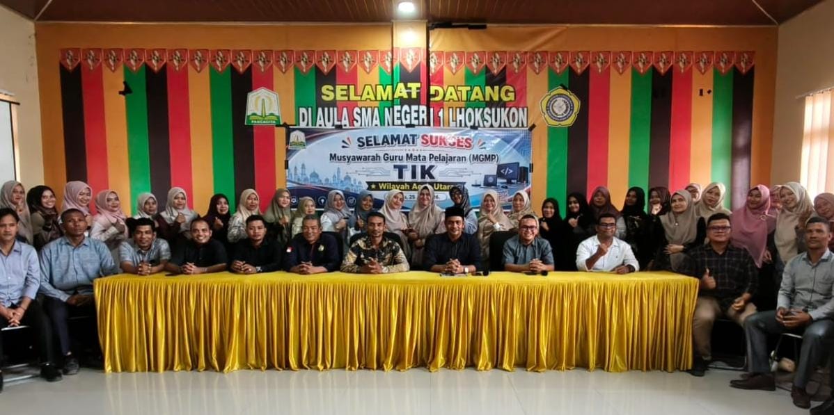 MGMP Perdana Guru TIK SMA se-Aceh Utara Resmi Digelar, Satukan Visi Pembelajaran Komputer dan Coding